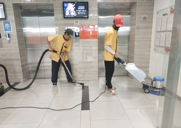 Dịch vụ vệ sinh chung cư uy tín tại Gia Hoàng