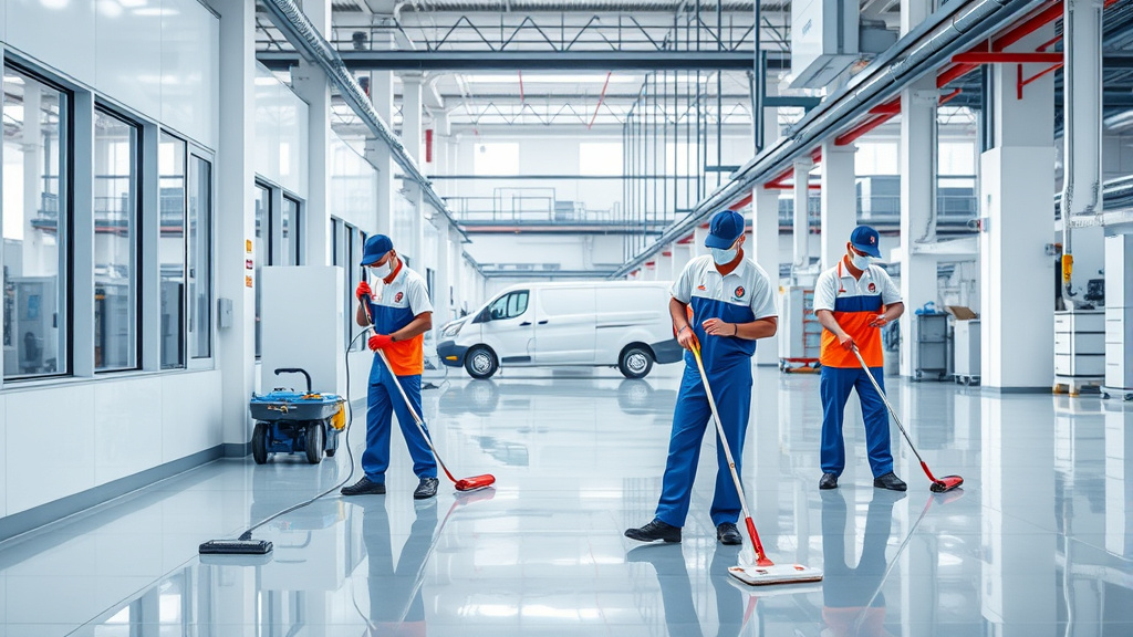 Dịch vụ vệ sinh nhà máy chuyên nghiệp từ Gia Hoàng